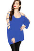 Blue Plus Cut out Swing Arm Top